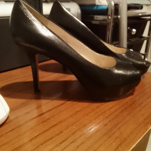 Nine West Qtpie Black Pumps Women's size 8.5 - Picture 5 of 5